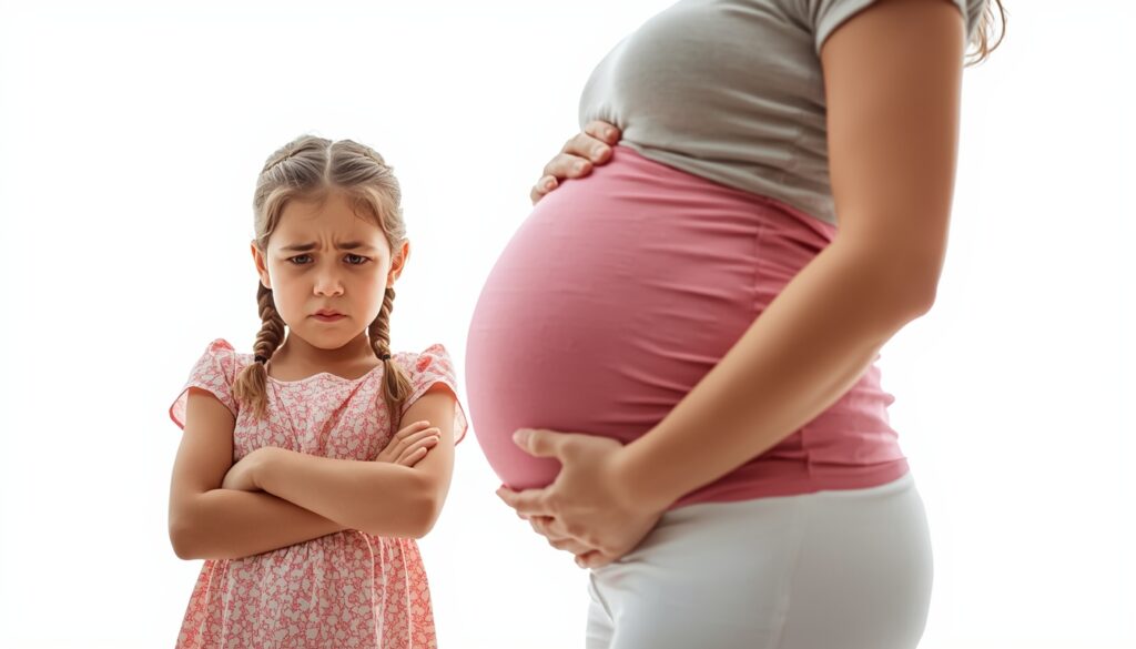 lucid origin a surreal and vibrant cinematic photo of a pregnant woman with a visible baby bu 0